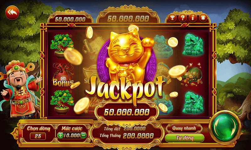 Trò chơi nổ hũ jackpot tại GO88